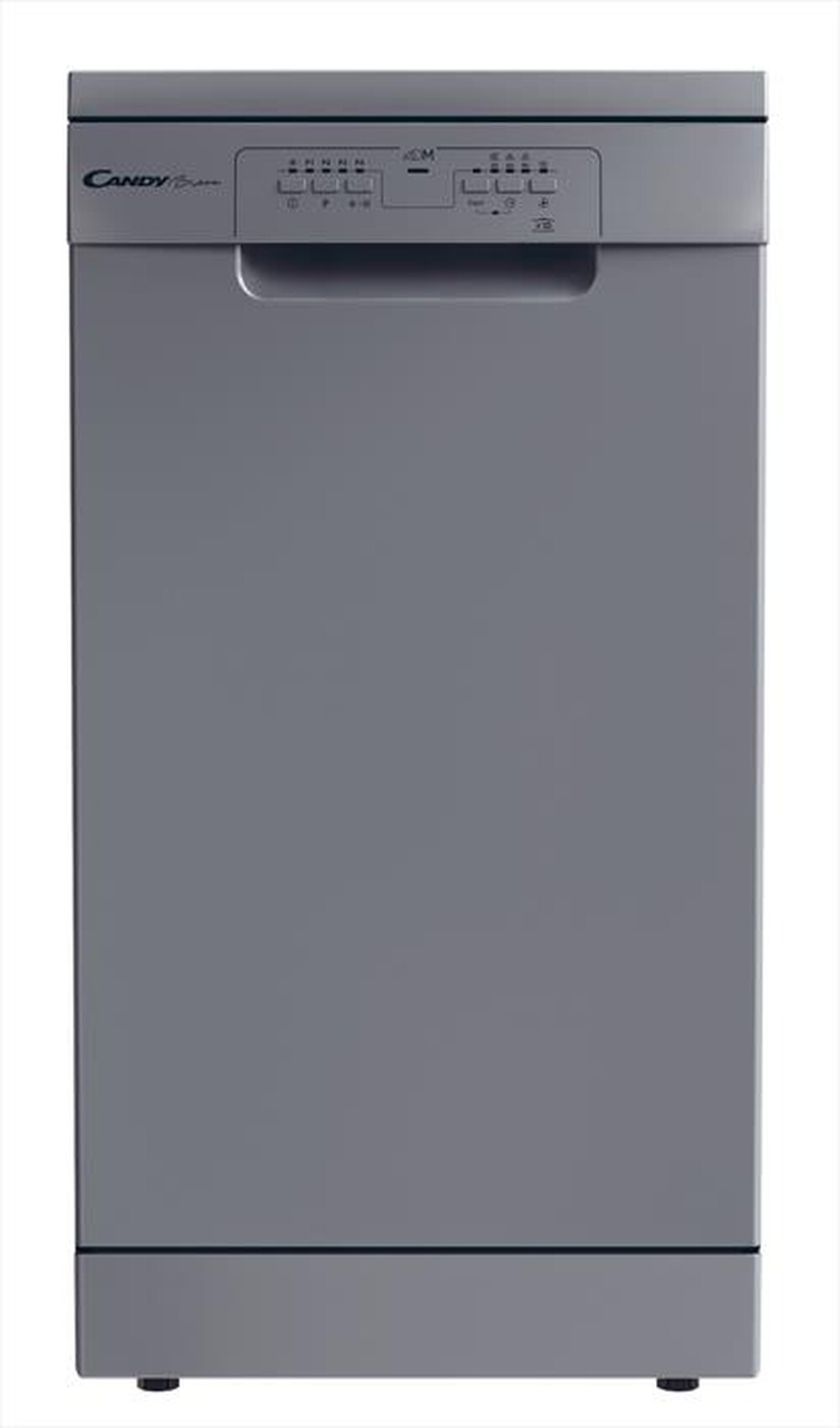 Lavastoviglie slim Candy Brava CDPH 2L1047S – 10 coperti, Classe E, Argento
